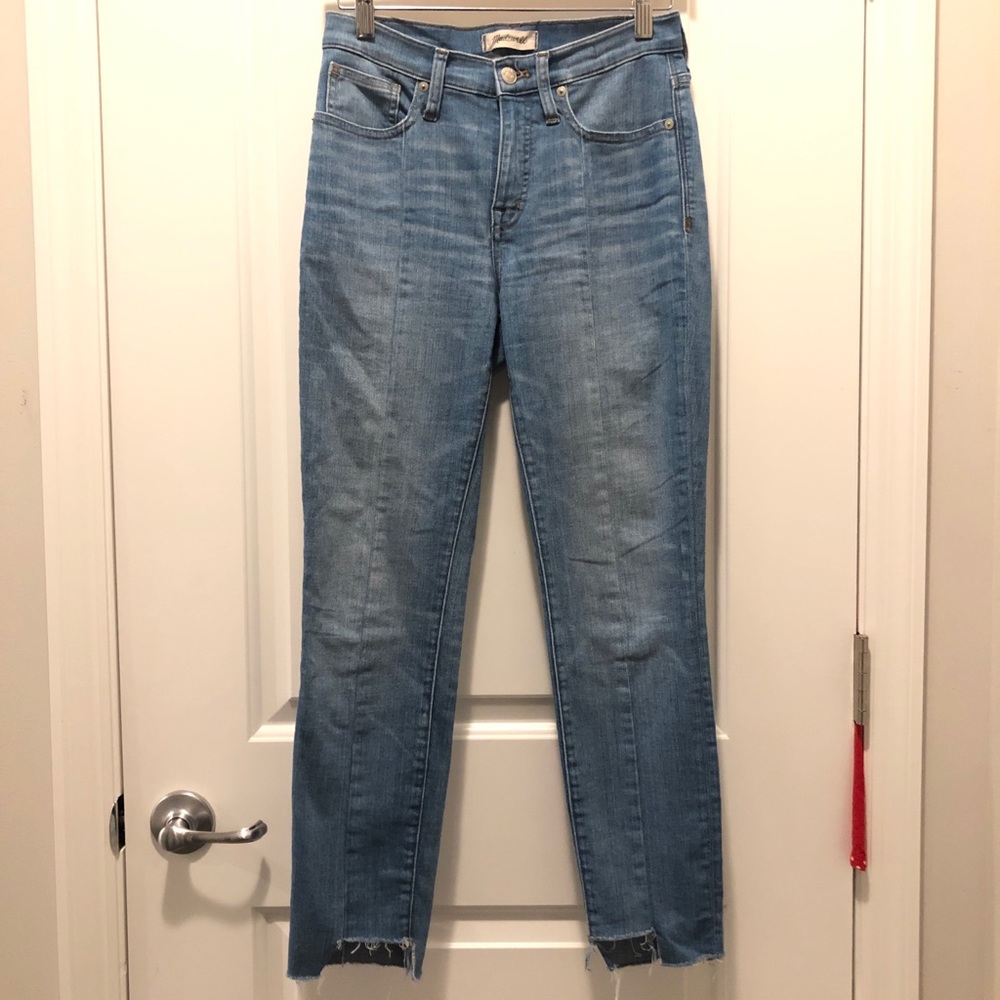 Madewell hi rise skinny jeans